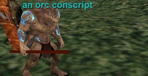 An orc conscript