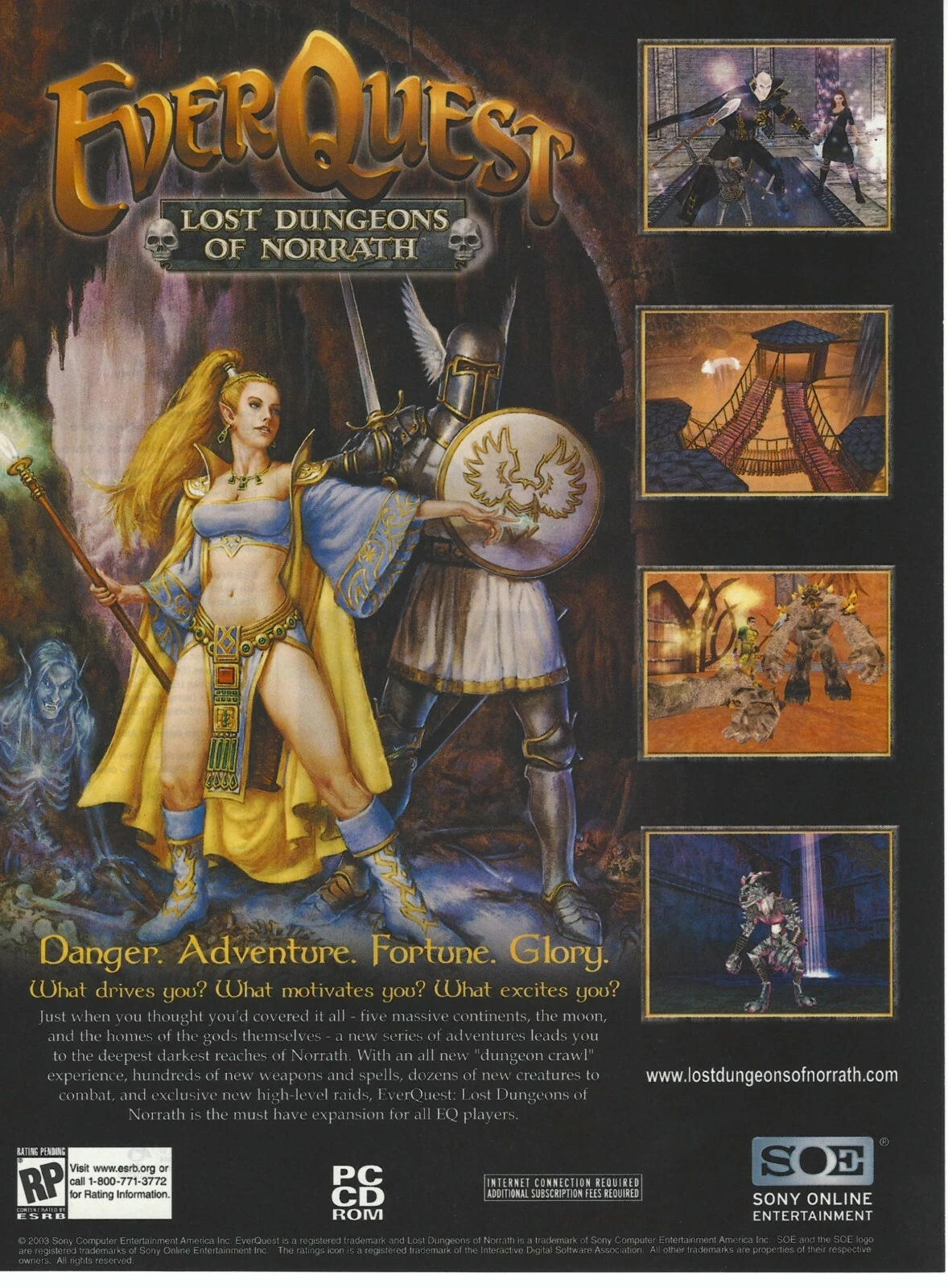 Lost Dungeons of Norrath promotional poster — lostdungeonsofnorrath.com